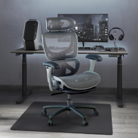 Krzesło biurowe ergonomiczne Sakura white, bujane oparcie