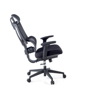 krzeslo ergonomiczne czarny essenza siatka podlokietniki regulowane 3d podwojne podparcie ledzwiowe zaglowek 9