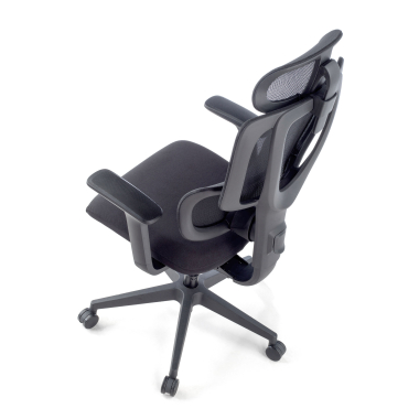 krzeslo ergonomiczne czarny essenza siatka podlokietniki regulowane 3d podwojne podparcie ledzwiowe zaglowek 10