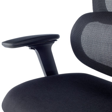 krzeslo ergonomiczne czarny essenza siatka podlokietniki regulowane 3d podwojne podparcie ledzwiowe zaglowek 12