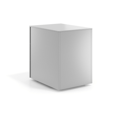 kontenerek pod biurko aluminium 3 szuflady metal 6