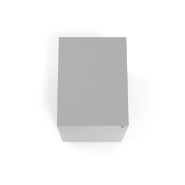 kontenerek pod biurko aluminium 3 szuflady metal 7