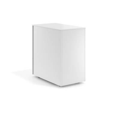 kontenerek pod biurko bialy 3 szuflady waski model metal 6