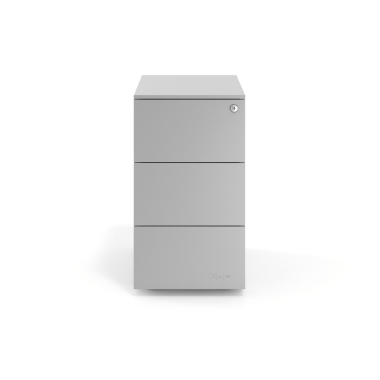 kontenerek pod biurko aluminium 3 szuflady waski model metal 3