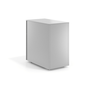kontenerek pod biurko aluminium 3 szuflady waski model metal 6