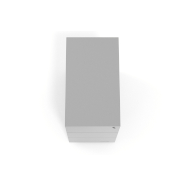 kontenerek pod biurko aluminium 3 szuflady waski model metal 7
