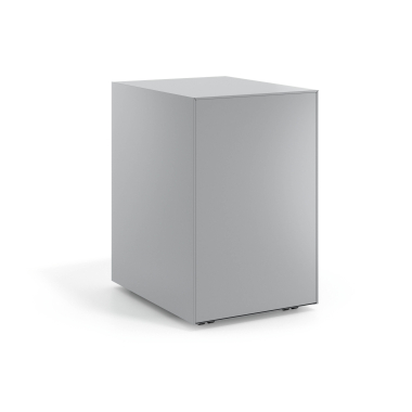 kontenerek pod biurko bialy aluminium metal 6