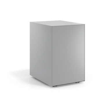 kontenerek pod biurko czarny aluminium metal 6