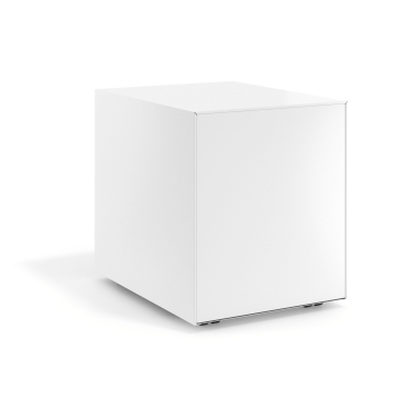 kontenerek pod biurko aluminium biala struktura metal 6