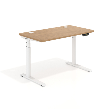 biurko regulowane bialy red oak erghos icon 1