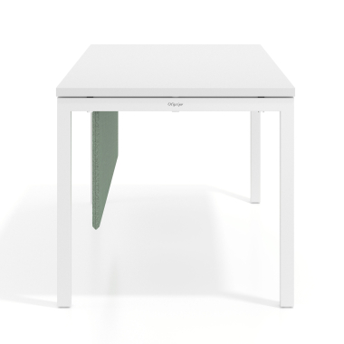 przegrody biurowe zielony aluminium 2