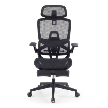 krzeslo ergonomiczne czarny halo z3 siatka podlokietniki regulowane 4d podparcie ledzwiowe zaglowek wysuwany podnozek 3