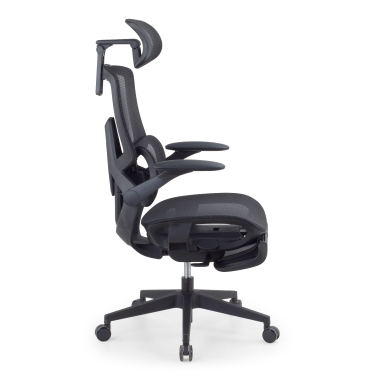krzeslo ergonomiczne czarny halo z3 siatka podlokietniki regulowane 4d podparcie ledzwiowe zaglowek wysuwany podnozek 4