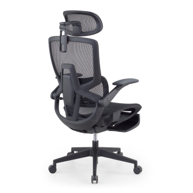 krzeslo ergonomiczne czarny halo z3 siatka podlokietniki regulowane 4d podparcie ledzwiowe zaglowek wysuwany podnozek 11