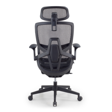 krzeslo ergonomiczne czarny halo z3 siatka podlokietniki regulowane 4d podparcie ledzwiowe zaglowek wysuwany podnozek 8