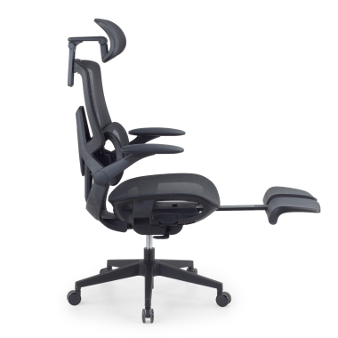 krzeslo ergonomiczne czarny halo z3 siatka podlokietniki regulowane 4d podparcie ledzwiowe zaglowek wysuwany podnozek 12