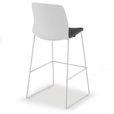 taboret biurowy szary taboret biurowy tkanina bez podlokietnikow 8