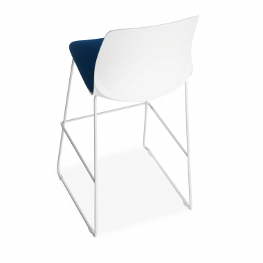 taboret biurowy niebieski taboret biurowy tkanina bez podlokietnikow 9