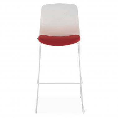 taboret biurowy czerwony taboret biurowy tkanina bez podlokietnikow 3