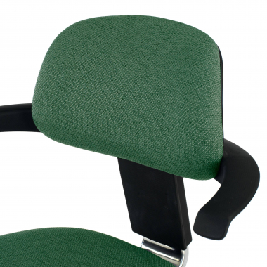 taboret ergonomiczny biurowy zielony erghos tkanina bez podlokietnikow 4