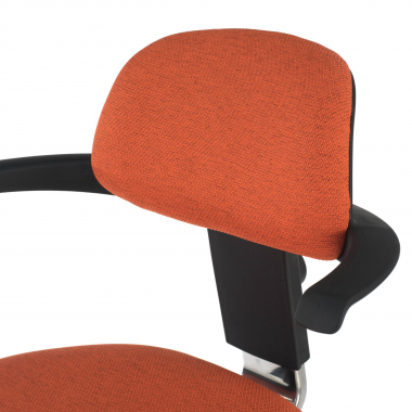 taboret ergonomiczny biurowy pomarancza erghos tkanina bez podlokietnikow 7