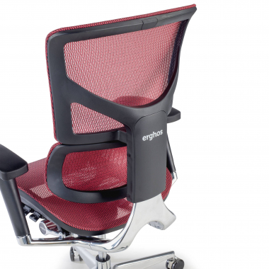 krzeslo ergonomiczne czerwony next2 bez podlokietnikow siatka podlokietniki regulowane 4d podwojne podparcie ledzwiowe 5