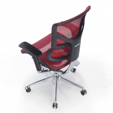 krzeslo ergonomiczne czerwony next2 bez podlokietnikow siatka podlokietniki regulowane 4d podwojne podparcie ledzwiowe 8