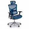 Krzesło ergonomiczne Next2, model premium z zagłówkiem
