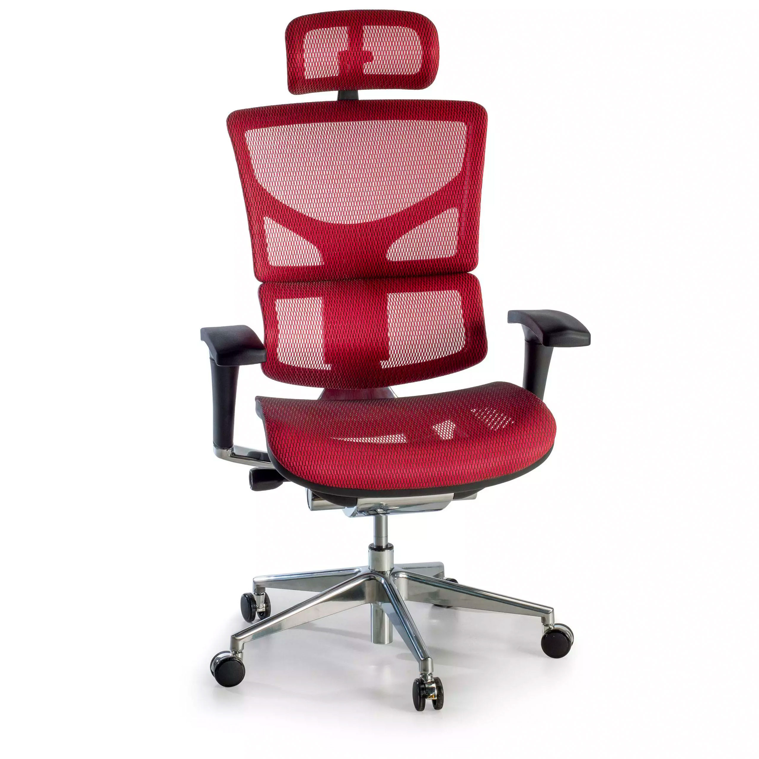 Krzesło ergonomiczne Next2, model premium z zagłówkiem
