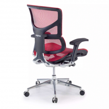 krzeslo ergonomiczne czerwony next2 bez podlokietnikow siatka podlokietniki regulowane 4d podwojne podparcie ledzwiowe 7