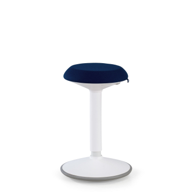 taboret ergonomiczny biurowy bialy niebieski activepro tkanina bez podlokietnikow 4