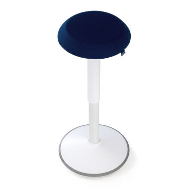 taboret ergonomiczny biurowy bialy niebieski activepro tkanina bez podlokietnikow 9