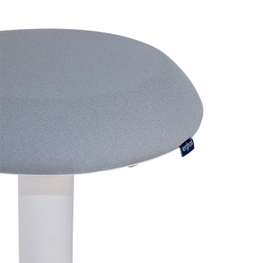taboret ergonomiczny biurowy bialy szary activepro tkanina bez podlokietnikow 5