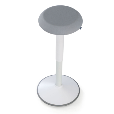 taboret ergonomiczny biurowy bialy szary activepro tkanina bez podlokietnikow 7