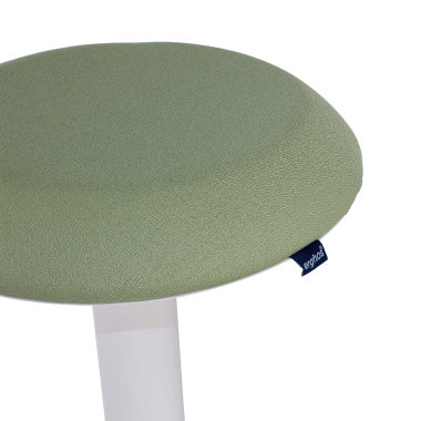 taboret ergonomiczny biurowy bialy zielony activepro tkanina bez podlokietnikow 5