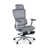 Ergonomiczne krzesło biurowe Balance Pro z podnóżkiem i podłokietnikami 3D