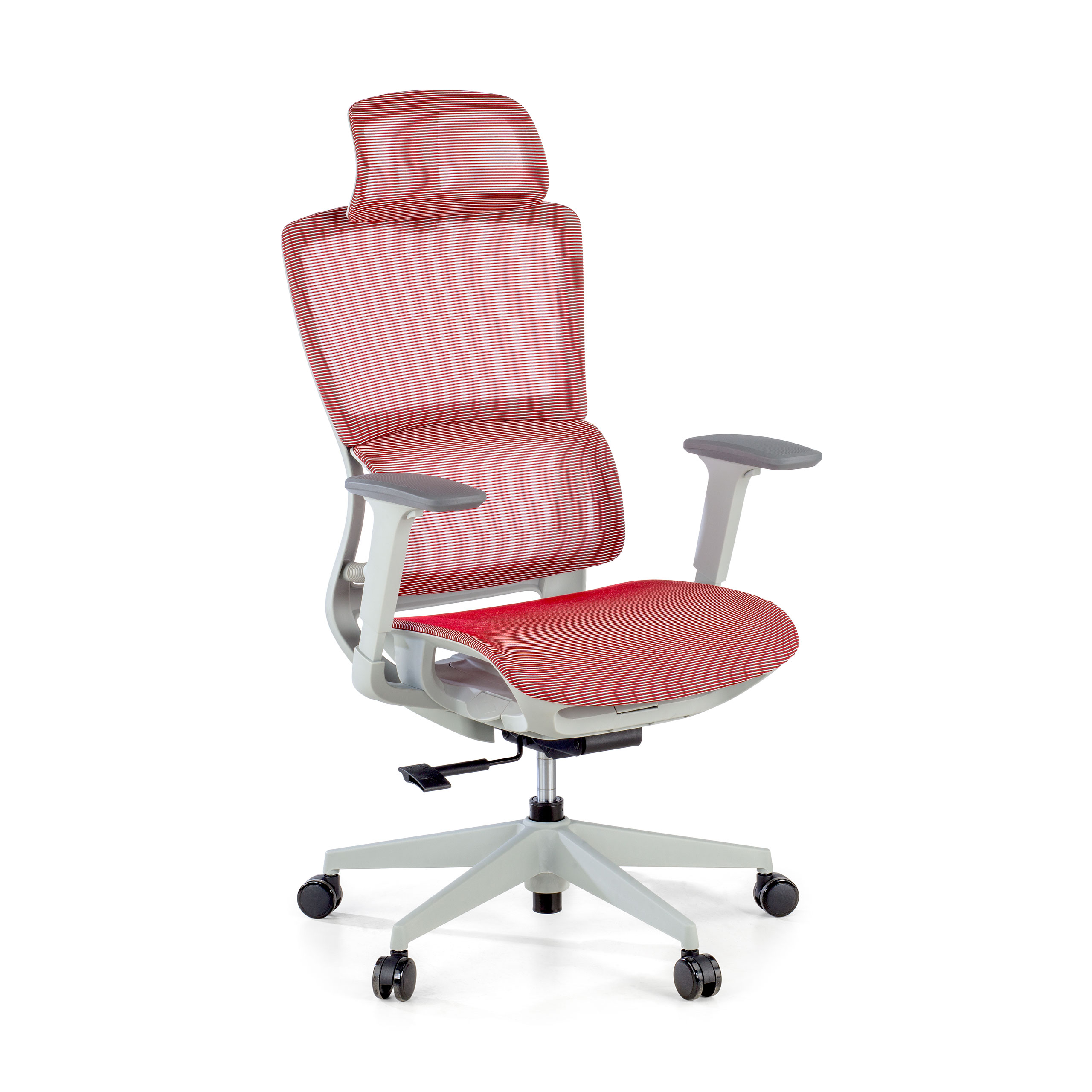Ergonomiczne Krzesło do Biurka Balance Pro White, Podłokietniki 3D